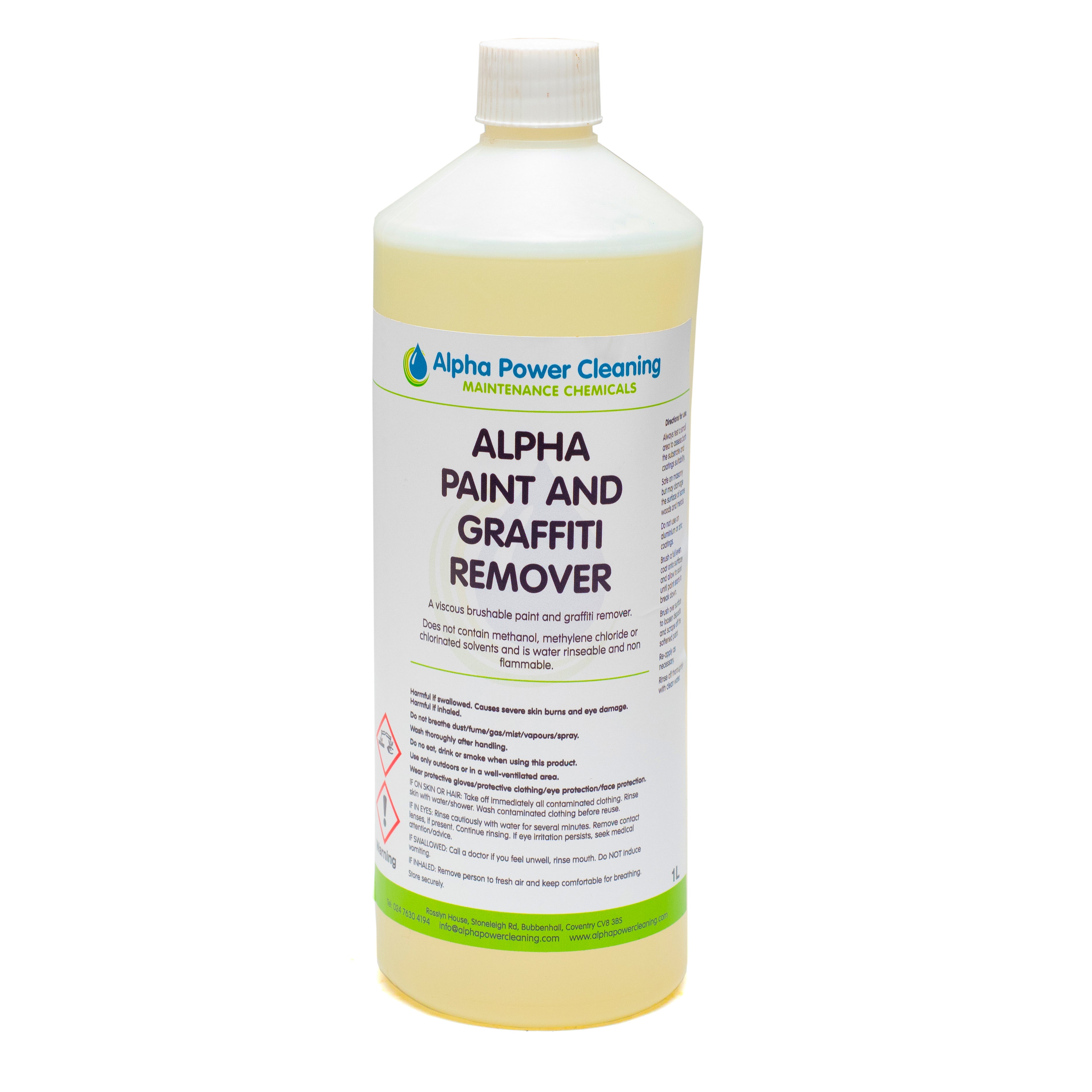 Alpha Paint and Graffiti Remover – Alpha Chemicals